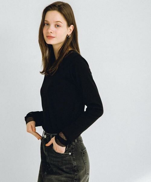 Sonny Label / サニーレーベル Tシャツ | チュールスリーブレイヤードロンTEE | 詳細12