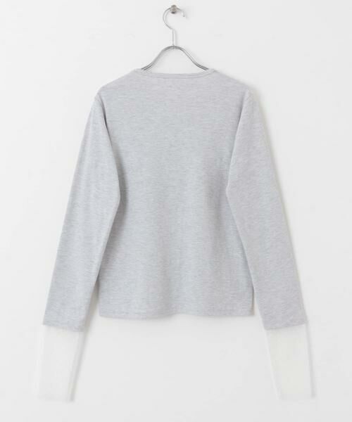 Sonny Label / サニーレーベル Tシャツ | チュールスリーブレイヤードロンTEE | 詳細28