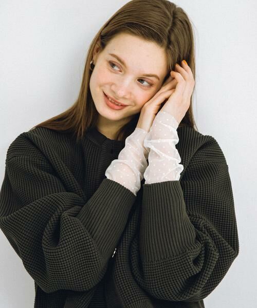 Sonny Label / サニーレーベル Tシャツ | チュールスリーブレイヤードロンTEE | 詳細20