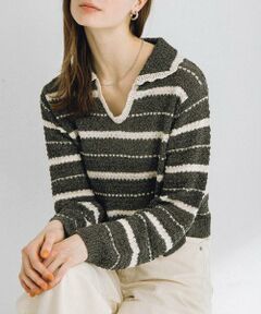 Sonny Label / サニーレーベル ニット・セーター | ブークレボーダーニットプルオーバー