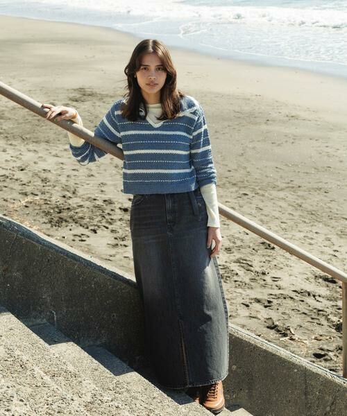 Sonny Label / サニーレーベル ニット・セーター | ブークレボーダーニットプルオーバー | 詳細10