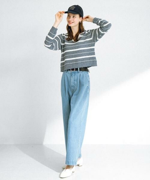 Sonny Label / サニーレーベル ニット・セーター | ブークレボーダーニットプルオーバー | 詳細6