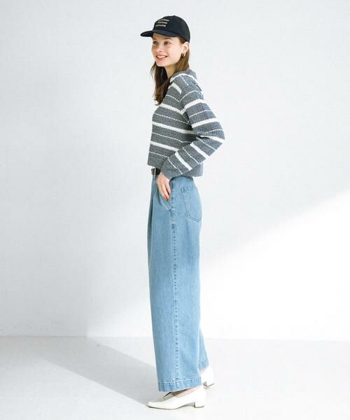 Sonny Label / サニーレーベル ニット・セーター | ブークレボーダーニットプルオーバー | 詳細7