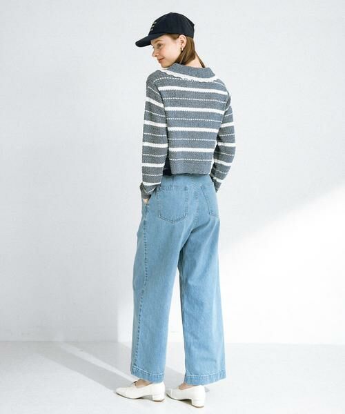 Sonny Label / サニーレーベル ニット・セーター | ブークレボーダーニットプルオーバー | 詳細8