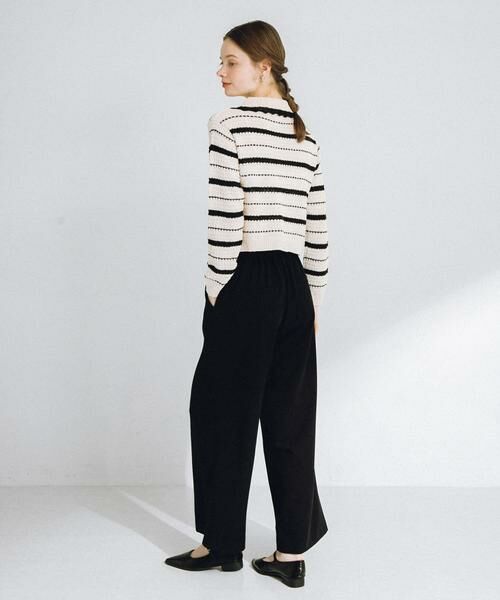 Sonny Label / サニーレーベル ニット・セーター | ブークレボーダーニットプルオーバー | 詳細26