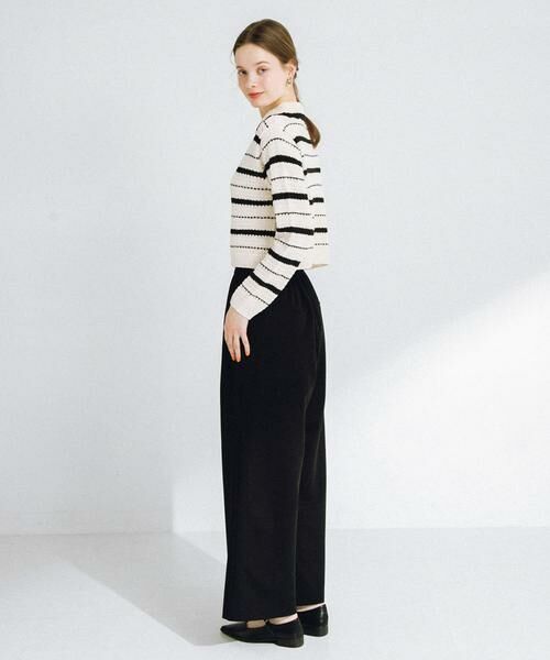 Sonny Label / サニーレーベル ニット・セーター | ブークレボーダーニットプルオーバー | 詳細25