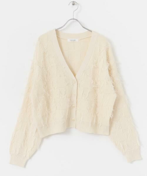 Sonny Label / サニーレーベル カーディガン・ボレロ | フェザーフリンジニットカーディガン | 詳細24