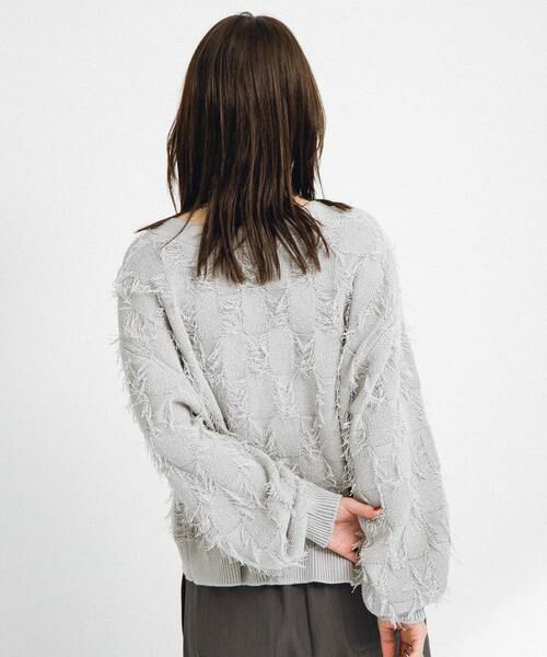 Sonny Label / サニーレーベル カーディガン・ボレロ | フェザーフリンジニットカーディガン | 詳細28