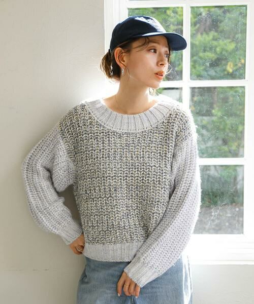 Sonny Label / サニーレーベル ニット・セーター | ミックスカラーニットプルオーバー | 詳細2