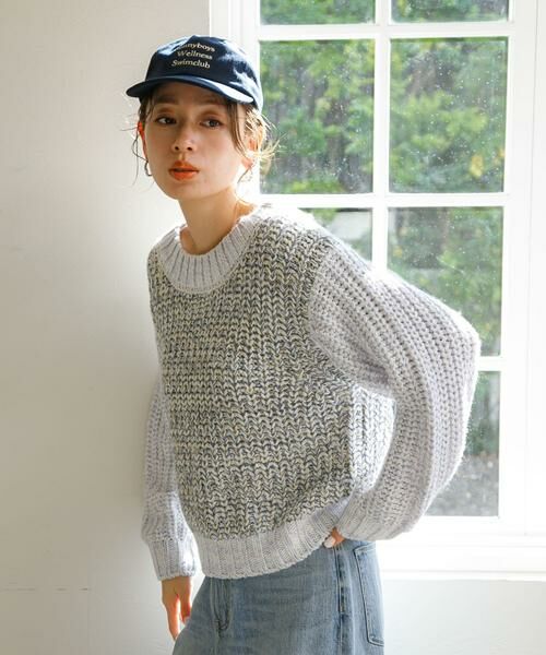 Sonny Label / サニーレーベル ニット・セーター | ミックスカラーニットプルオーバー | 詳細3