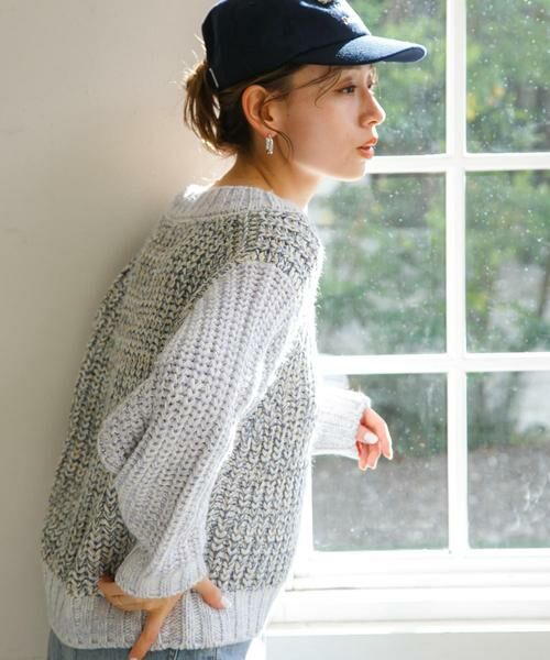 Sonny Label / サニーレーベル ニット・セーター | ミックスカラーニットプルオーバー | 詳細4