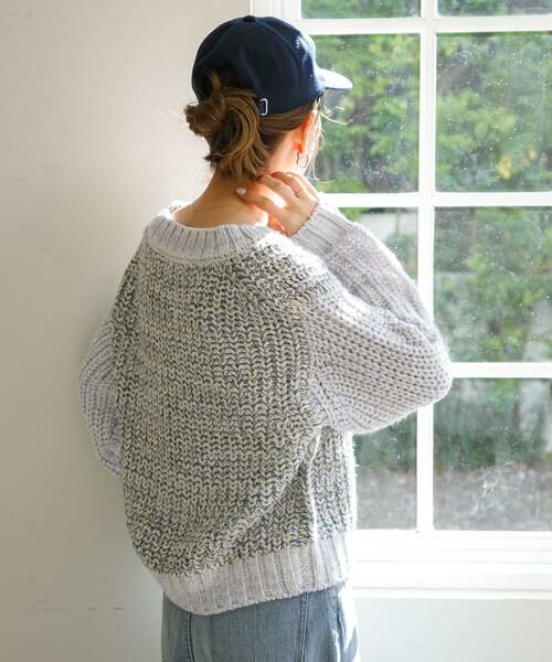 Sonny Label / サニーレーベル ニット・セーター | ミックスカラーニットプルオーバー | 詳細5