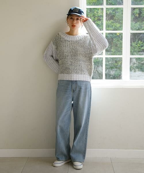 Sonny Label / サニーレーベル ニット・セーター | ミックスカラーニットプルオーバー | 詳細6