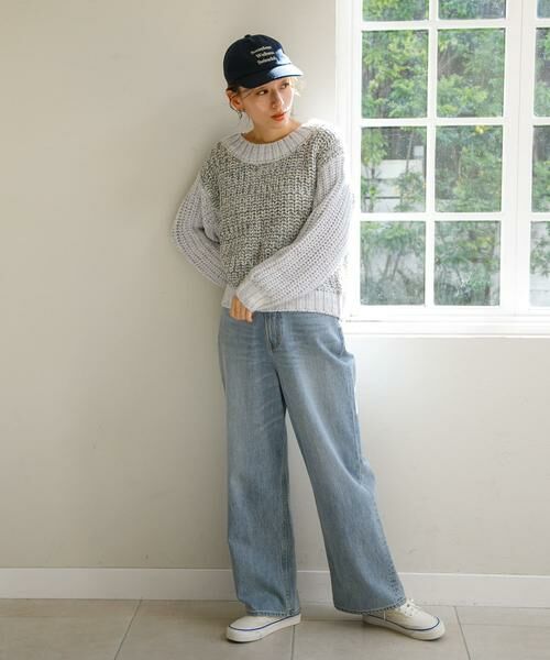 Sonny Label / サニーレーベル ニット・セーター | ミックスカラーニットプルオーバー | 詳細7