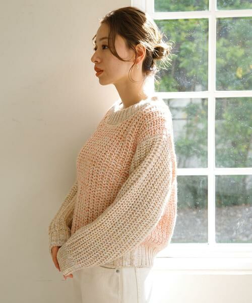 Sonny Label / サニーレーベル ニット・セーター | ミックスカラーニットプルオーバー | 詳細17