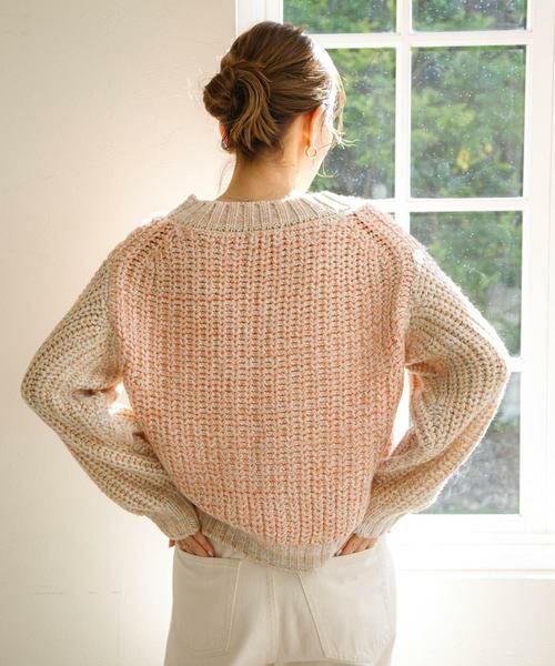 Sonny Label / サニーレーベル ニット・セーター | ミックスカラーニットプルオーバー | 詳細18