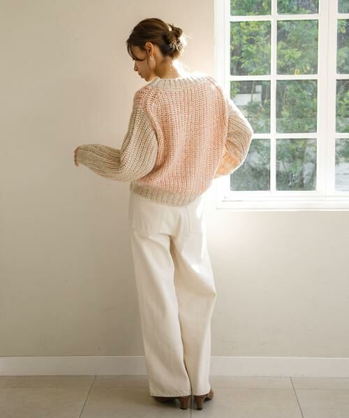 Sonny Label / サニーレーベル ニット・セーター | ミックスカラーニットプルオーバー | 詳細20