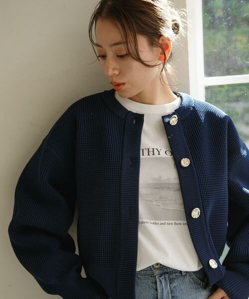 Sonny Label / サニーレーベル カーディガン・ボレロ | 『WEB/一部店舗限定』メタルボタンカーディガン | 詳細1