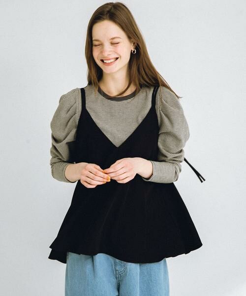 Sonny Label / サニーレーベル キャミソール・チューブトップ | フレアキャミビスチェ | 詳細15