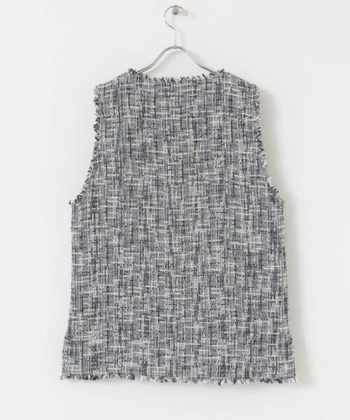Sonny Label / サニーレーベル ベスト | 『WEB/一部店舗限定』ツイードVネックベスト | 詳細10