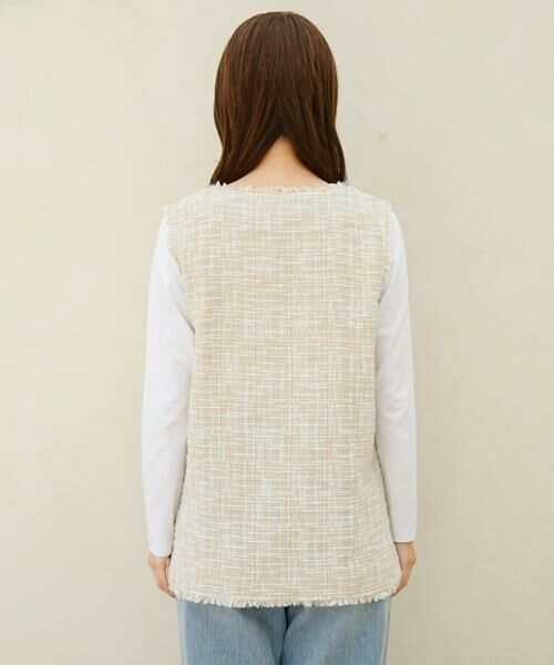 Sonny Label / サニーレーベル ベスト | 『WEB/一部店舗限定』ツイードVネックベスト | 詳細23