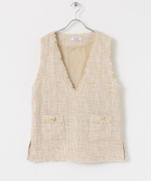 Sonny Label / サニーレーベル ベスト | 『WEB/一部店舗限定』ツイードVネックベスト | 詳細24