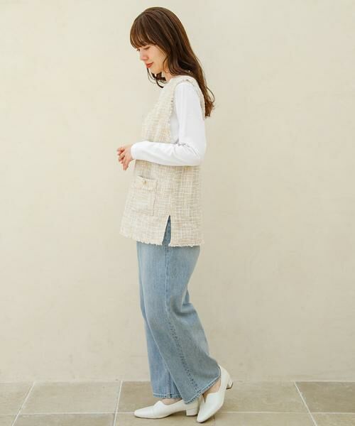 Sonny Label / サニーレーベル ベスト | 『WEB/一部店舗限定』ツイードVネックベスト | 詳細19