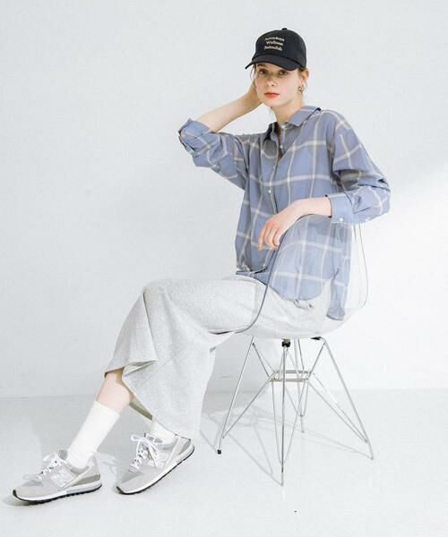 Sonny Label / サニーレーベル シャツ・ブラウス | シアーチェックシャツ | 詳細1