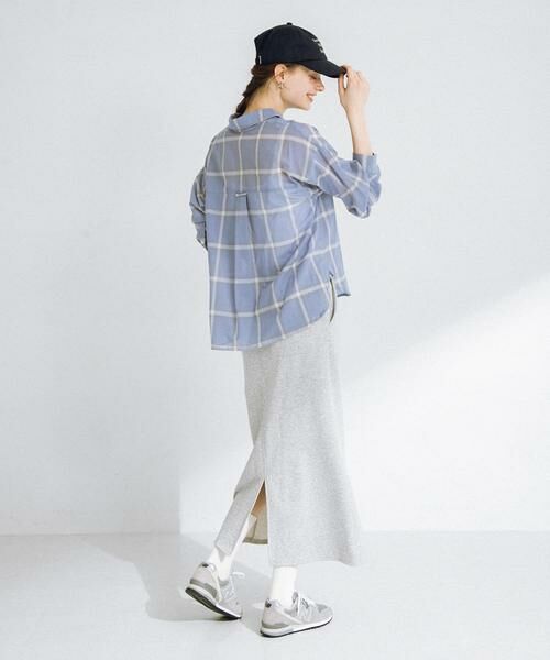 Sonny Label / サニーレーベル シャツ・ブラウス | シアーチェックシャツ | 詳細10
