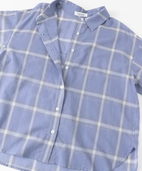 Sonny Label / サニーレーベル シャツ・ブラウス | シアーチェックシャツ | 詳細13