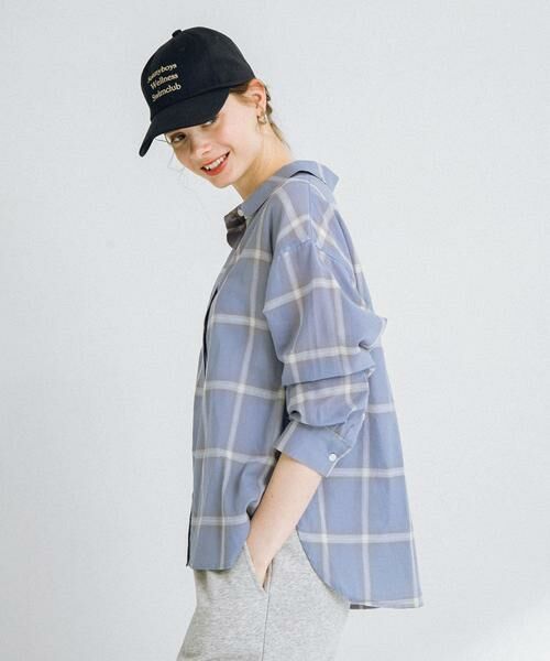 Sonny Label / サニーレーベル シャツ・ブラウス | シアーチェックシャツ | 詳細5