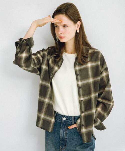Sonny Label / サニーレーベル シャツ・ブラウス | シアーチェックシャツ | 詳細17