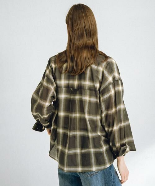 Sonny Label / サニーレーベル シャツ・ブラウス | シアーチェックシャツ | 詳細20