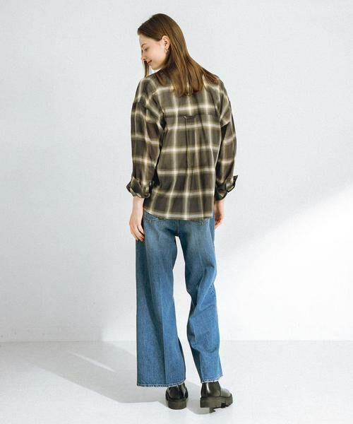 Sonny Label / サニーレーベル シャツ・ブラウス | シアーチェックシャツ | 詳細24