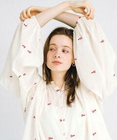 Sonny Label / サニーレーベル シャツ・ブラウス | Love embroideryブラウス