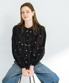 Sonny Label / サニーレーベル シャツ・ブラウス | Love embroideryブラウス