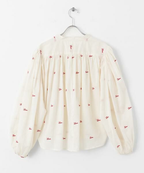 Sonny Label / サニーレーベル シャツ・ブラウス | Love embroideryブラウス | 詳細10