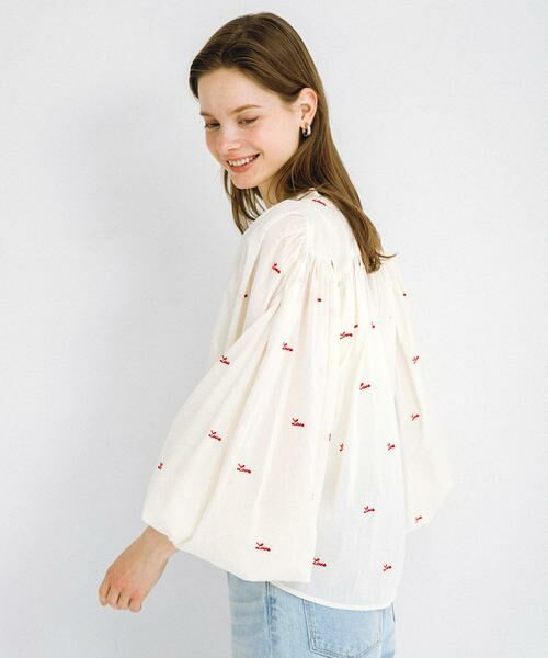 Sonny Label / サニーレーベル シャツ・ブラウス | Love embroideryブラウス | 詳細3