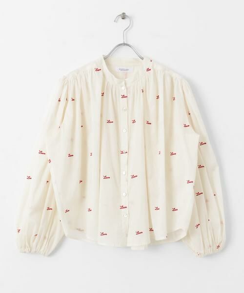 Sonny Label / サニーレーベル シャツ・ブラウス | Love embroideryブラウス | 詳細8