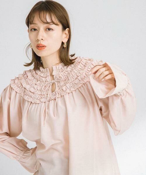 Sonny Label / サニーレーベル シャツ・ブラウス | ミニフリル2wayチュニックブラウス | 詳細1