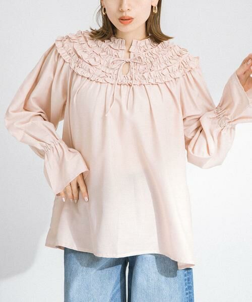 Sonny Label / サニーレーベル シャツ・ブラウス | ミニフリル2wayチュニックブラウス | 詳細2