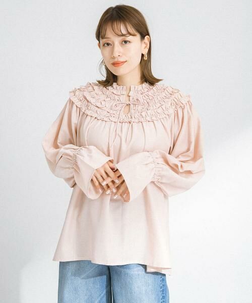 Sonny Label / サニーレーベル シャツ・ブラウス | ミニフリル2wayチュニックブラウス | 詳細3