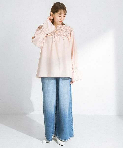 Sonny Label / サニーレーベル シャツ・ブラウス | ミニフリル2wayチュニックブラウス | 詳細6