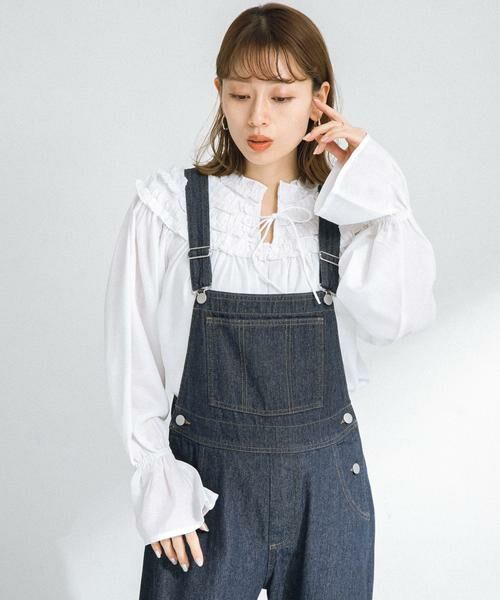 Sonny Label / サニーレーベル シャツ・ブラウス | ミニフリル2wayチュニックブラウス | 詳細18