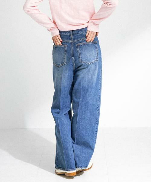 Sonny Label / サニーレーベル デニムパンツ | 『34サイズ/低身長向けも展開』センタープレスストレートデニム | 詳細4