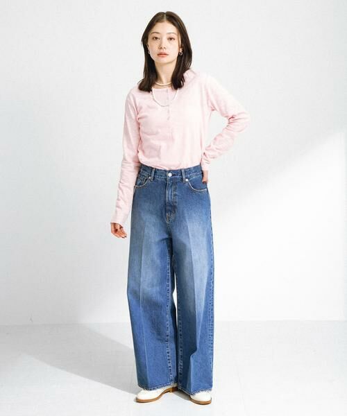 Sonny Label / サニーレーベル デニムパンツ | 『34サイズ/低身長向けも展開』センタープレスストレートデニム | 詳細6