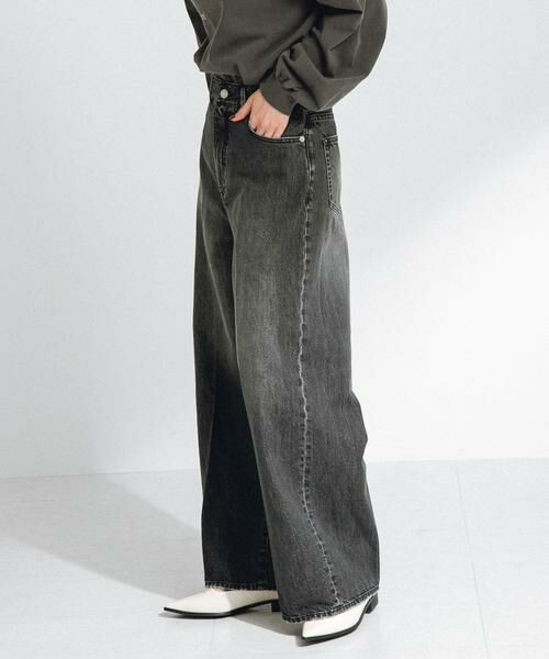 Sonny Label / サニーレーベル デニムパンツ | 『34サイズ/低身長向けも展開』センタープレスストレートデニム | 詳細13