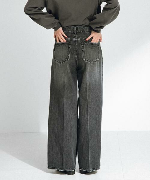 Sonny Label / サニーレーベル デニムパンツ | 『34サイズ/低身長向けも展開』センタープレスストレートデニム | 詳細14