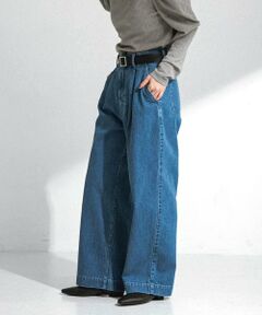 Sonny Label / サニーレーベル デニムパンツ | 『34サイズ/低身長向けも展開』タックデニム