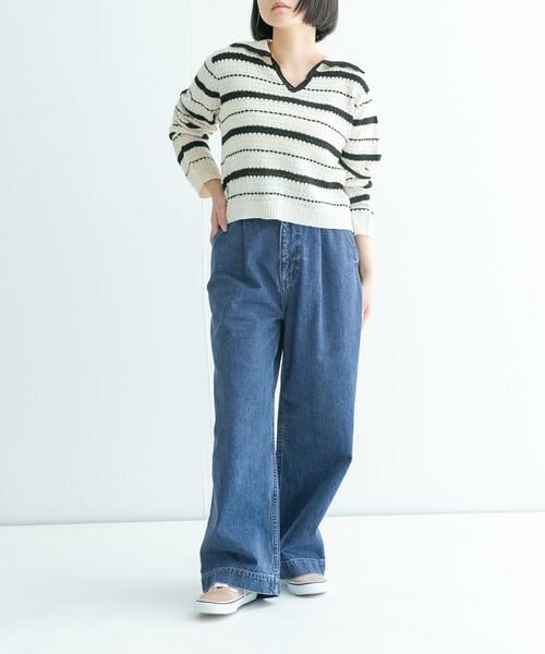 Sonny Label / サニーレーベル デニムパンツ | 『34サイズ/低身長向けも展開』タックデニム | 詳細12